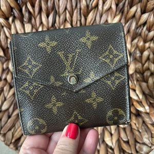 LV MONO DOUBLE SNAP WALLET